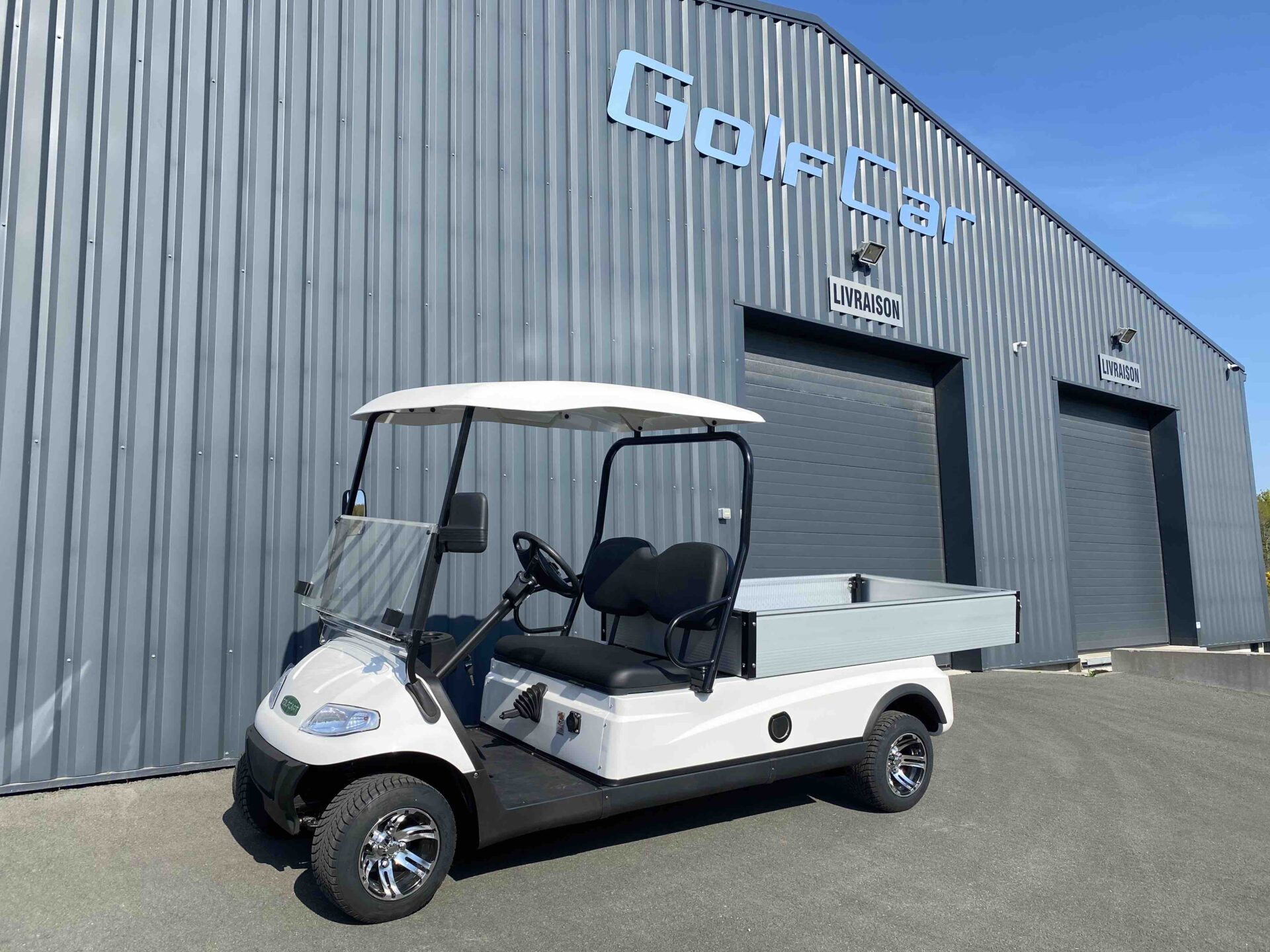Golfette utilitaire electrique ZELEC GC-2BL GolfCar