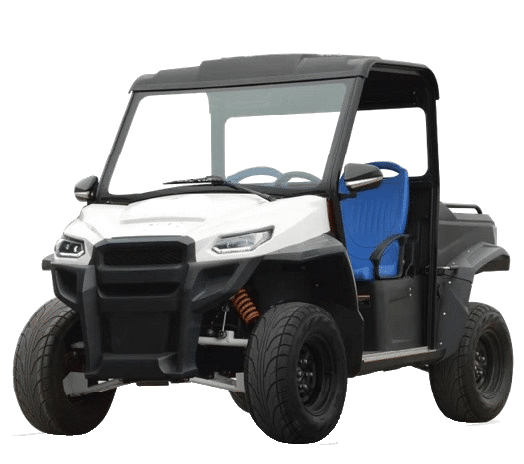 Golfette Utilitaire électrique ZELEC GC C2B GolfCar avec Gyrophare