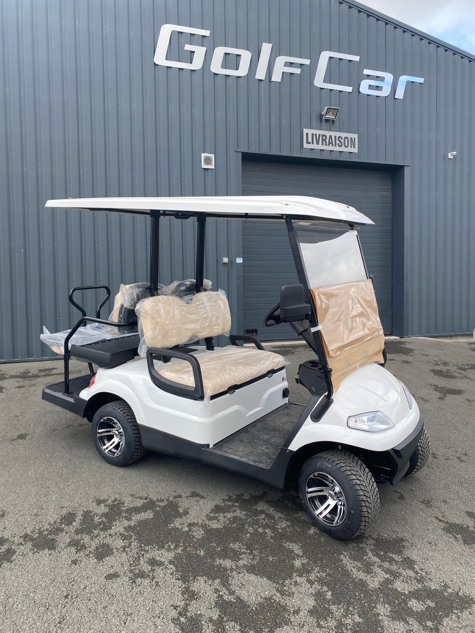 Golfette electrique ZELEC 4 places GolfCar